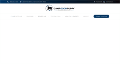 Desktop Screenshot of campgoodpuppy.com